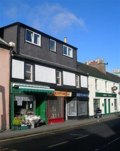 Small business shops on street