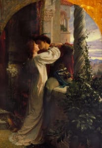 Love Portrait Painting Romeo and Juliet